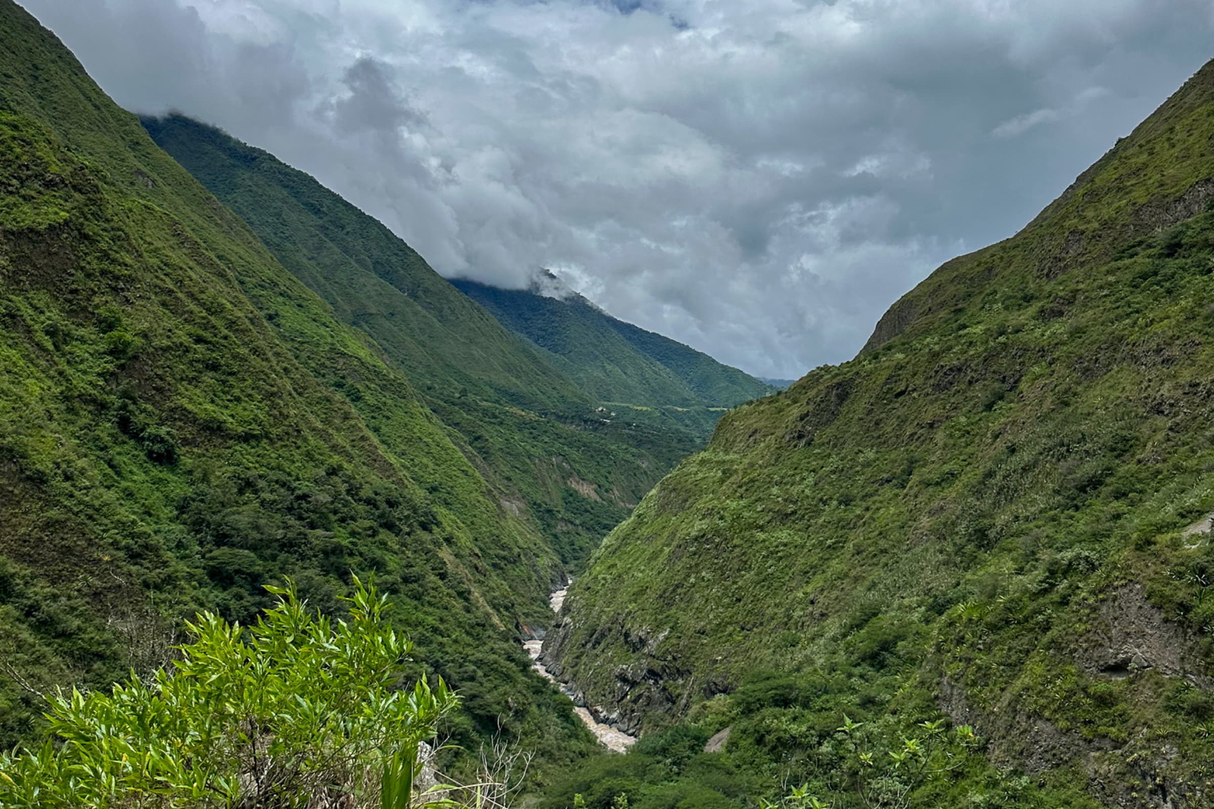 Overview of Chocó Andino, Ecuador with cloud forest scenery and green mountain atmosphere