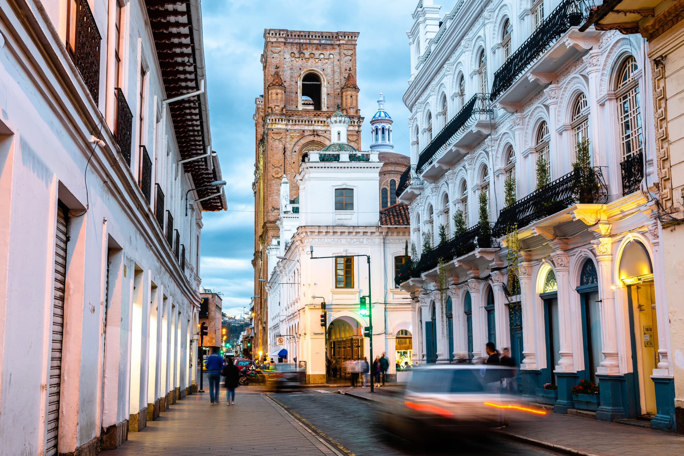 Markets and local city life in Cuenca, Ecuador