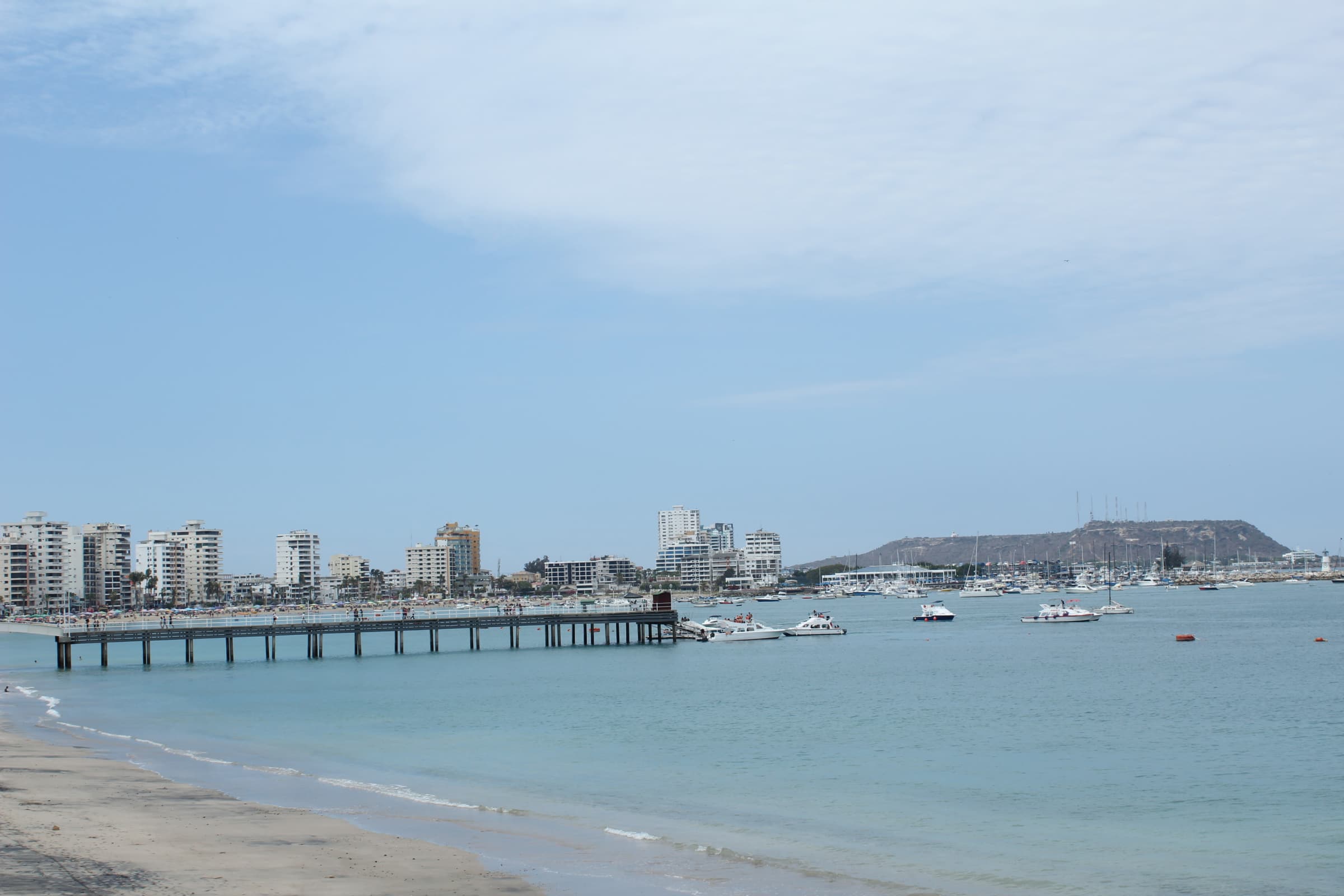 Beach town stop on La Ruta del Sol in Ecuador