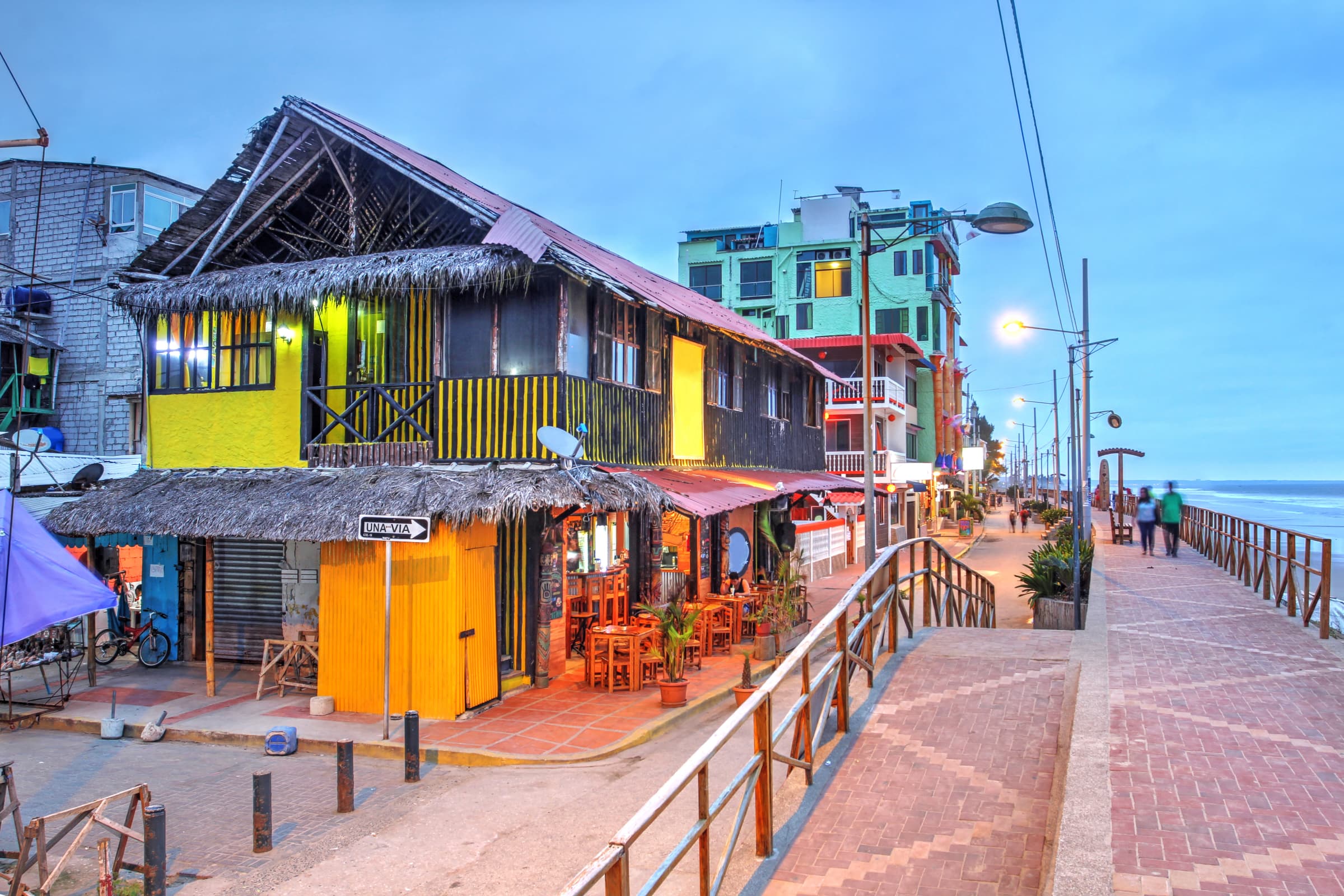 Surf session in Montañita on Ecuador's Coast