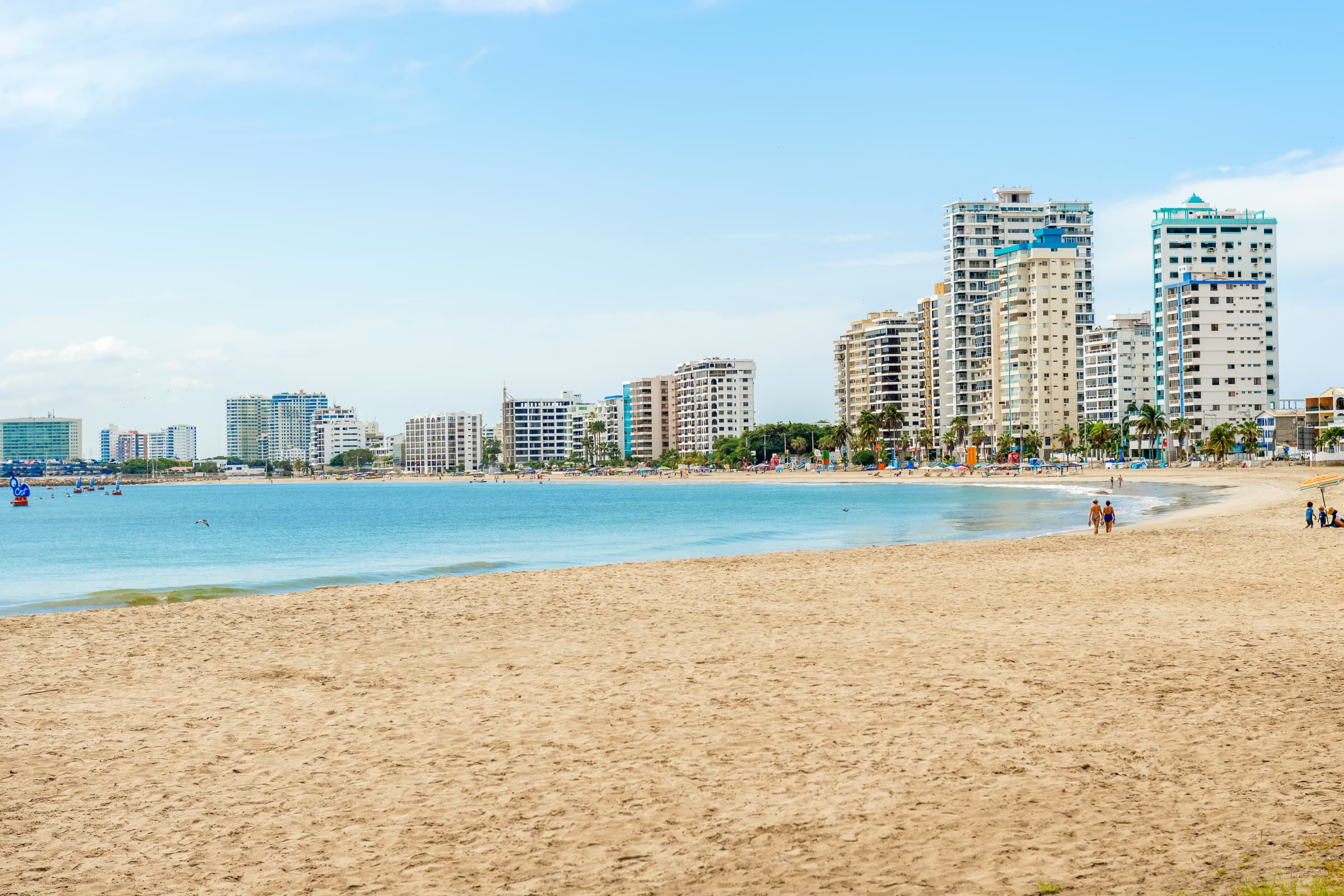 Classic beach-city rhythm in Salinas on Ecuador's Coast