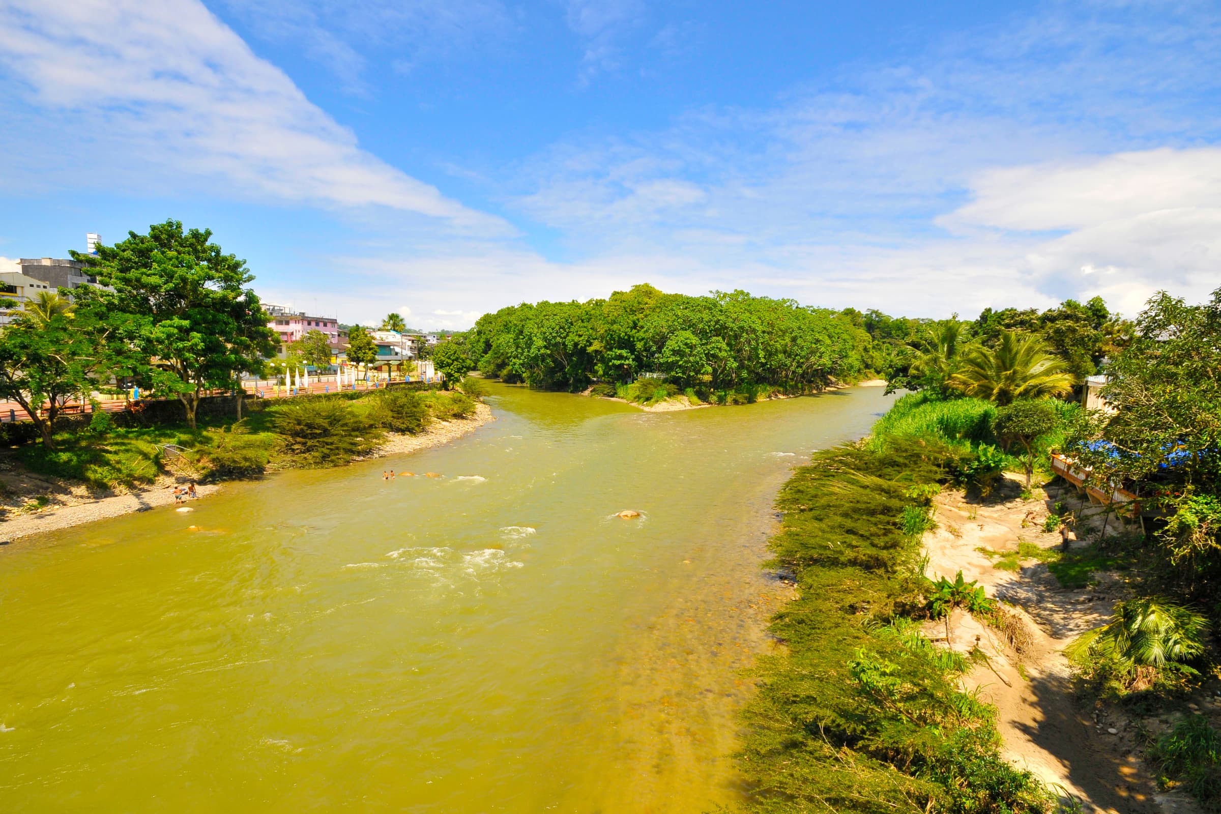 Adventure experience in Tena, Ecuador with rafting or river context