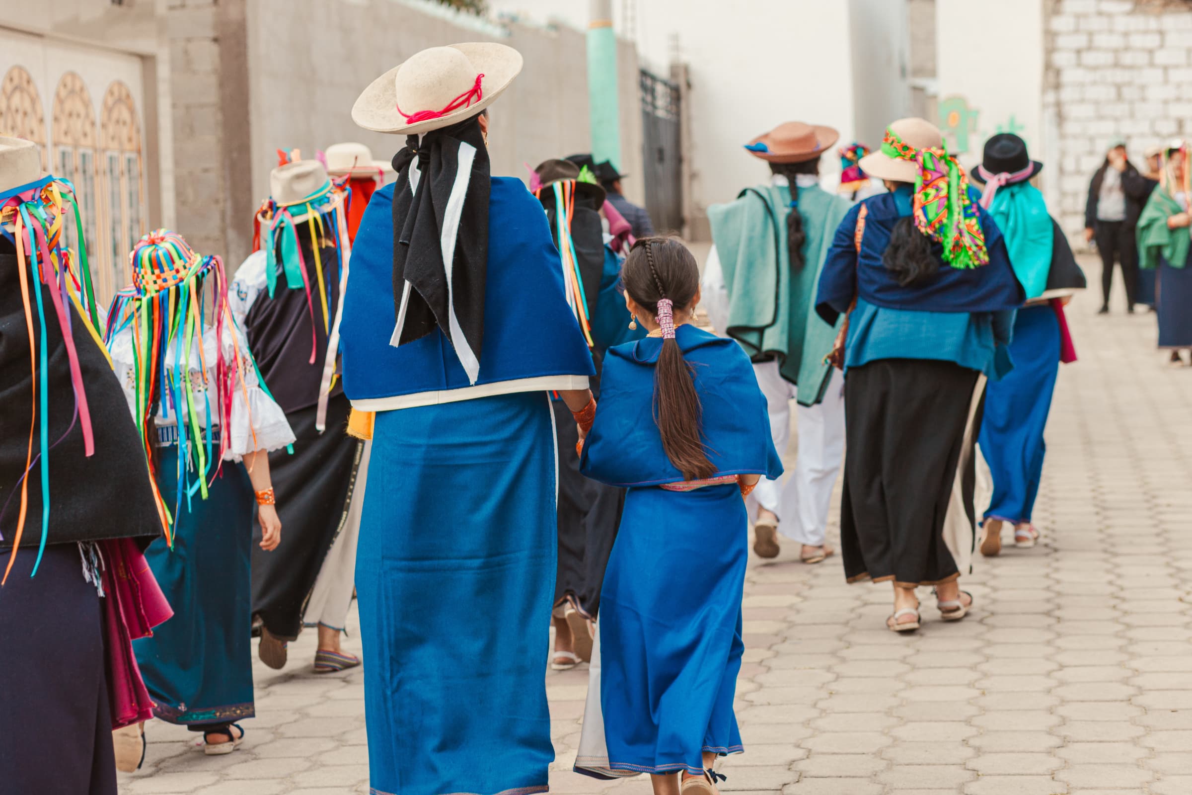 Closing visual from Otavalo, Ecuador with culture and mountain atmosphere