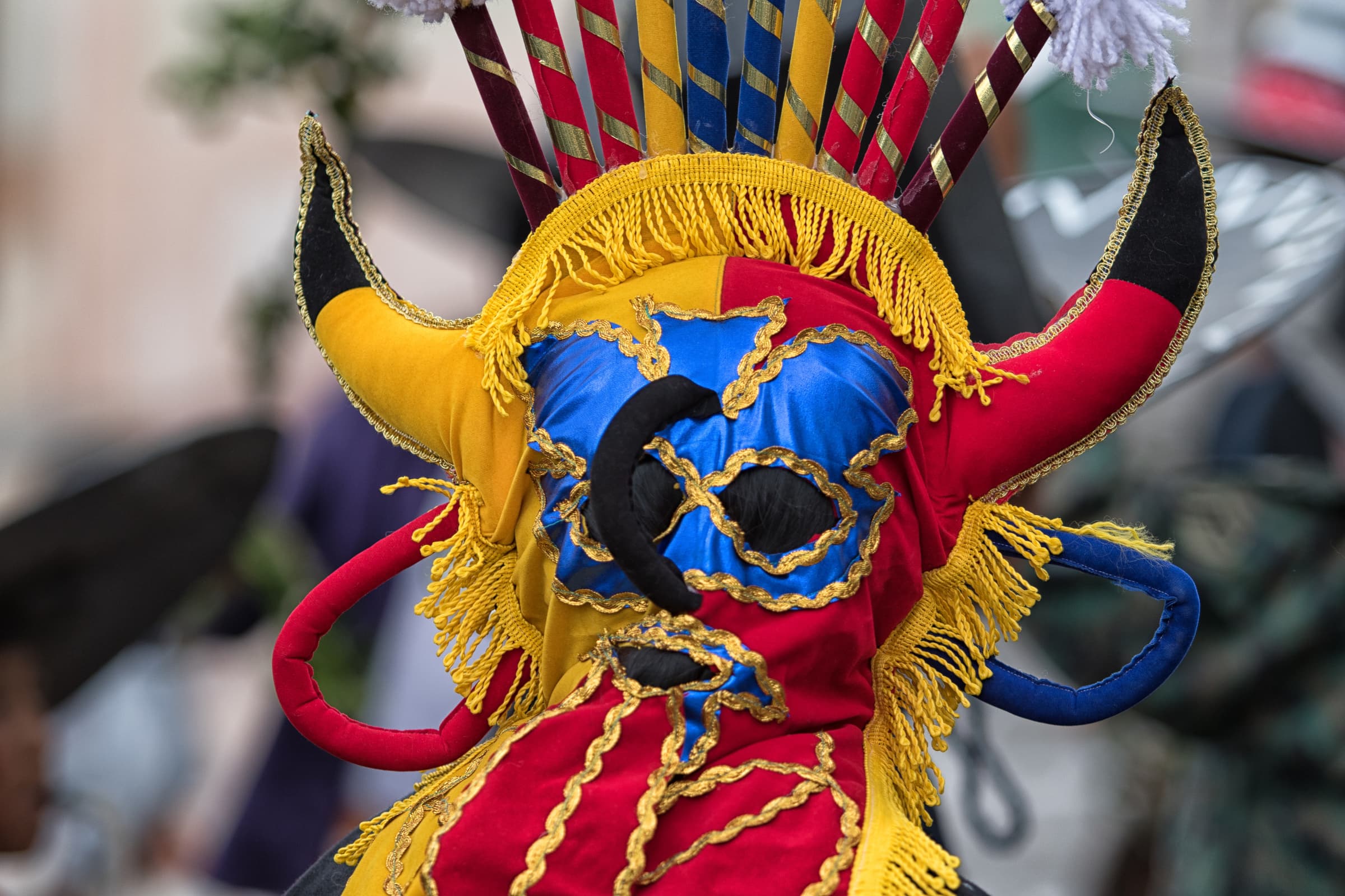 Detail from Cotacachi, Ecuador with route or artisan context
